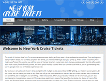 Tablet Screenshot of newyorkcruisetickets.com